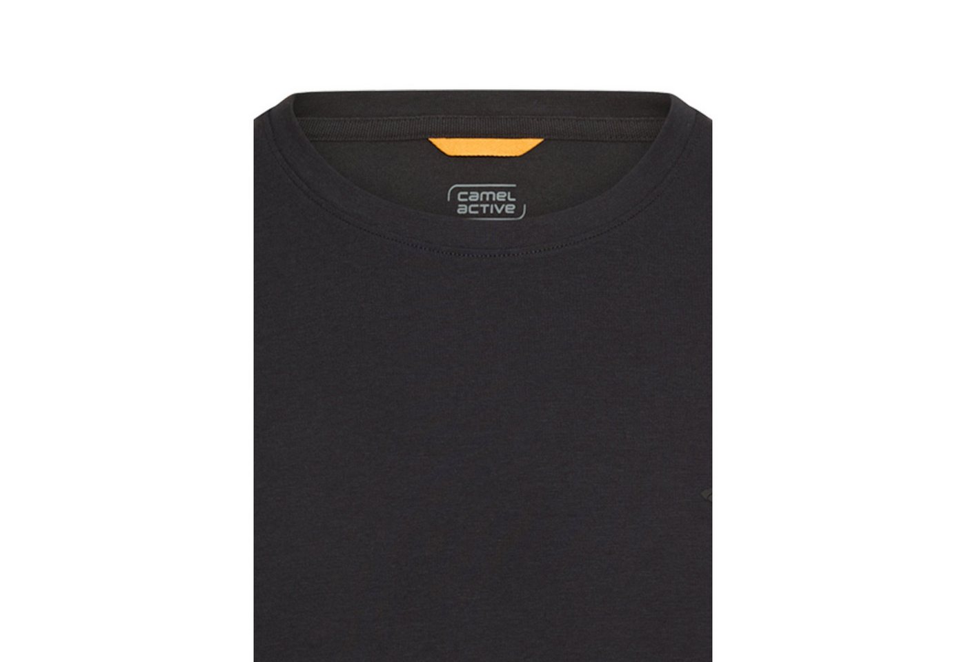 camel active Rundhalsshirt Camel Active Übergrößen Stretch-T-Shirt anthrazit – Bild 2 von 3