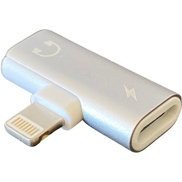 Rungassi Pfannen-Set Bitmore Lightning Doppelstecker Kopfhörer Adapter mit Laden Klinke, Material: Aluminium, Kunststoff, Edelstahl