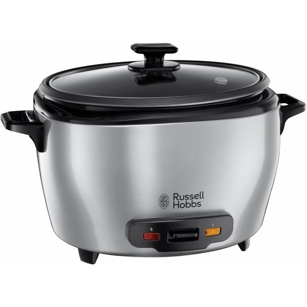 RUSSELL HOBBS Reiskocher 23570-56 MaxiCook, 1000 W, groß: 2,5 l, antihaftbeschitet, inkl. Dampfkorb, Reislöffel&Messbecher