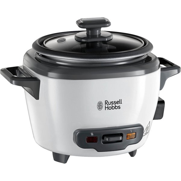 RUSSELL HOBBS Reiskocher Mini 27020-56, 200 W, 0,5 l – Warmhaltefunktion, inkl. Reislöffel & Messbecher