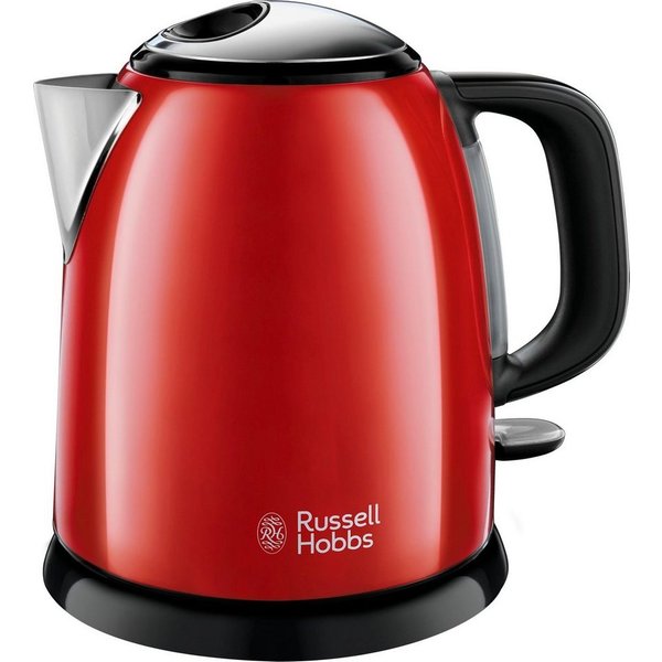 RUSSELL HOBBS Wasserkocher Colours Plus rot 24992-70, 1 l, 2400 W