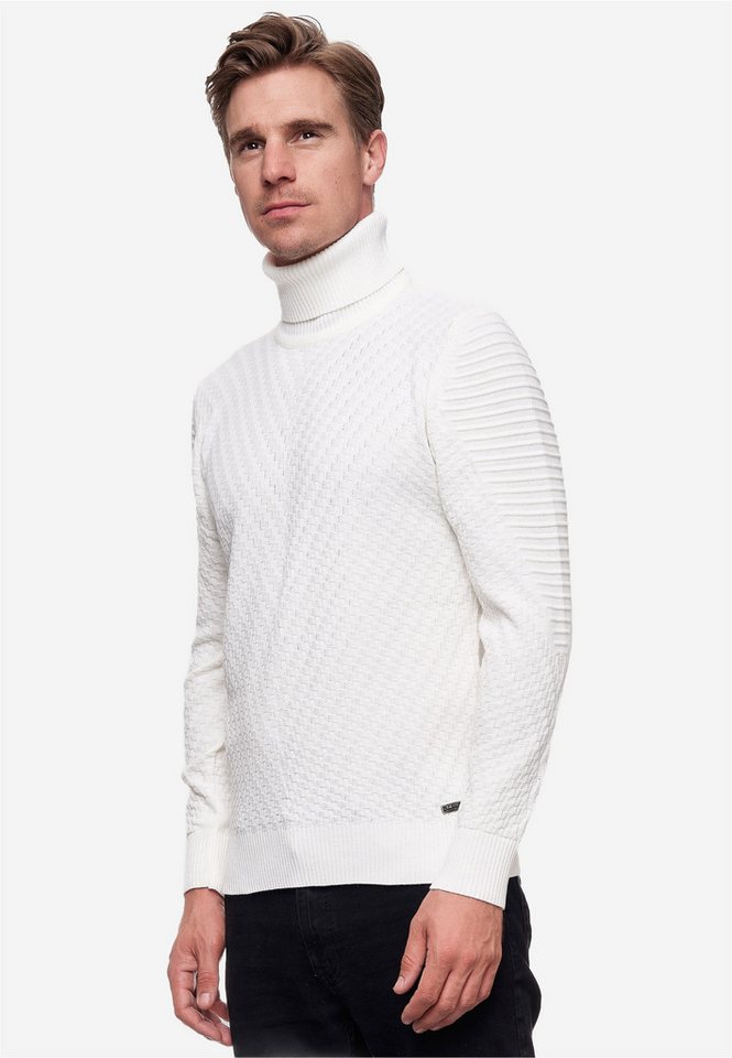 Rusty Neal Rollkragenpullover in stilvollem Feinstrick – Bild 2 von 5