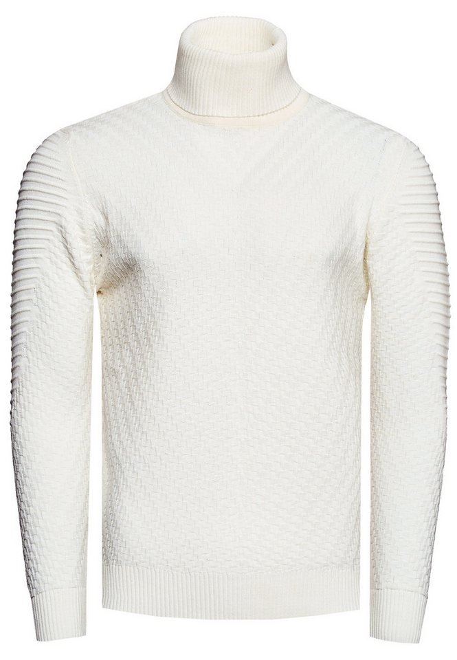 Rusty Neal Rollkragenpullover in stilvollem Feinstrick – Bild 3 von 5