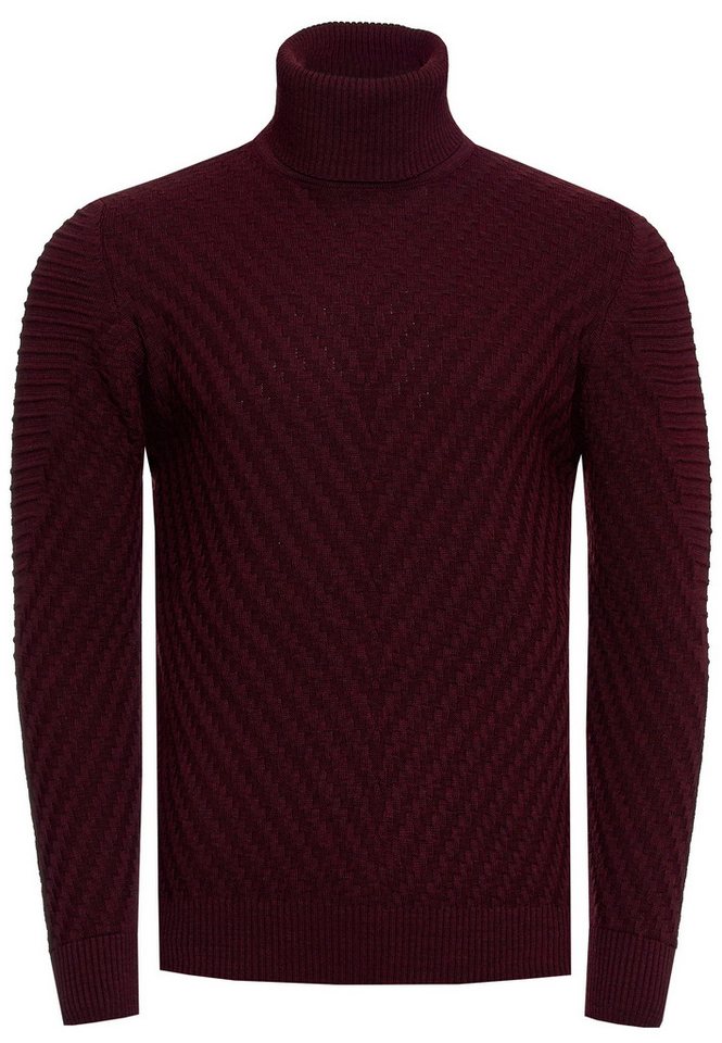 Rusty Neal Rollkragenpullover in stilvollem Feinstrick – Bild 3 von 5