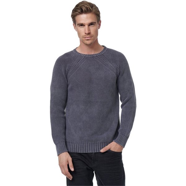 Rusty Neal Strickpullover im einfarbigen Design