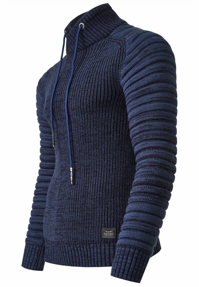 Rusty Neal Strickpullover mit kuscheligem Schalkragen – Bild 4 von 5