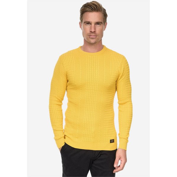 Rusty Neal Strickpullover mit modernem Strickmuster