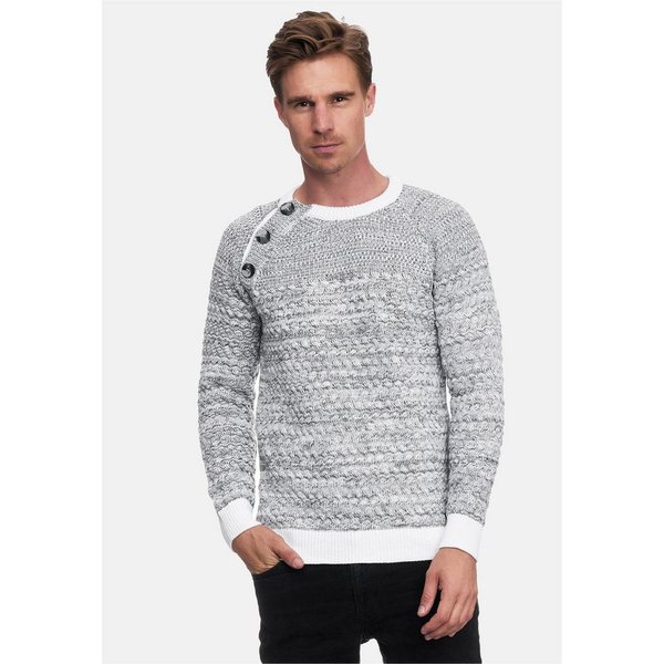Rusty Neal Strickpullover mit modischen Knöpfen