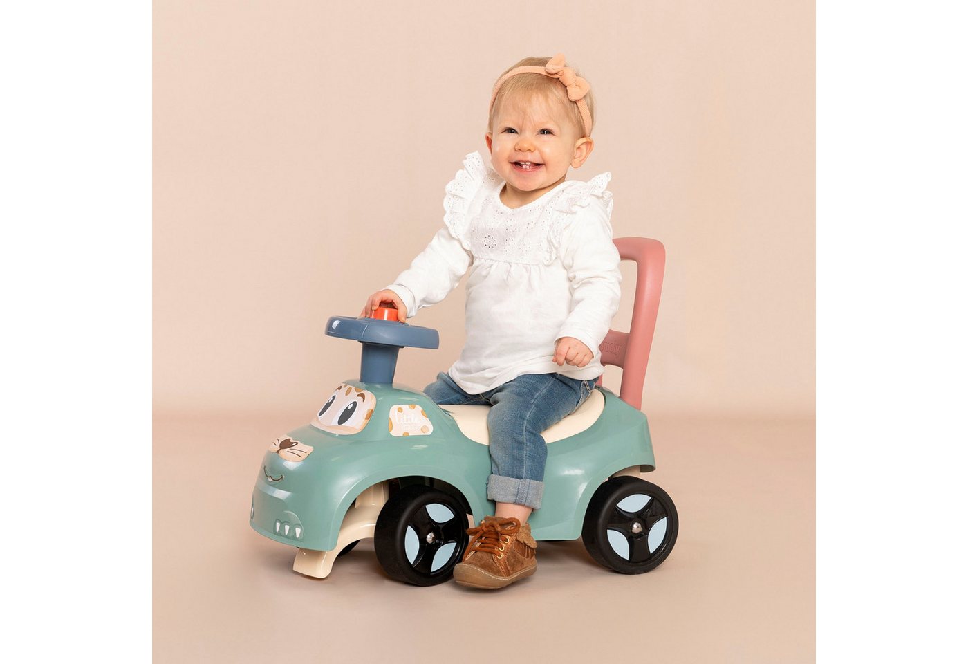Smoby Rutscherauto Little Smoby Rutschauto, auch als Lauflernhilfe nutzbar, Made in Europe – Bild 5 von 5