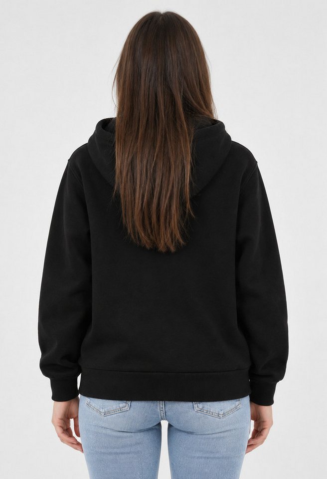 S&S Kapuzensweatjacke Damen Kapuzenpullover mit Reißverschluss Hoodie Mädchen (Packung, 1-tlg., Damen) Sweatjacke mit Reißverschluss Kapuze und Eingrifftaschen – Bild 5 von 5