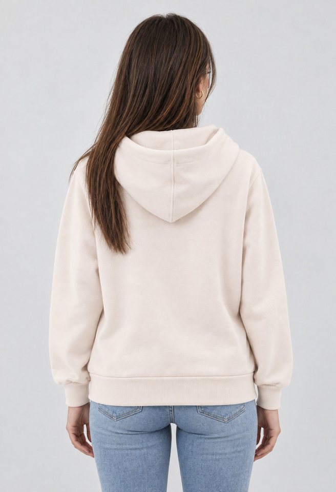 S&S Kapuzensweatjacke Damen Kapuzenpullover mit Reißverschluss Hoodie Mädchen (Packung, 1-tlg., Damen) Sweatjacke mit Reißverschluss Kapuze und Eingrifftaschen – Bild 5 von 5