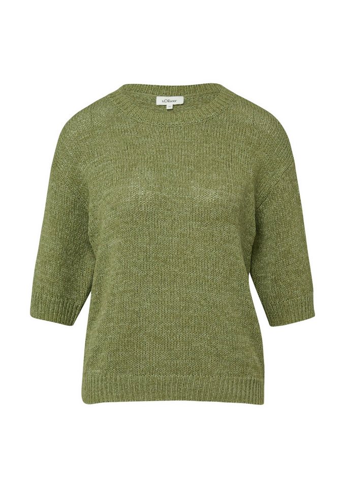 s.Oliver 3/4 Arm-Pullover Strickpullover mit Rundhals – Bild 4 von 4