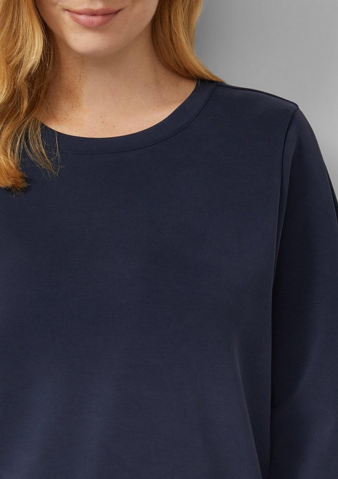 s.Oliver 3/4 Arm-Pullover Sweatshirt Sweatshirt aus Scuba mit 3/4-Arm – Bild 4 von 5