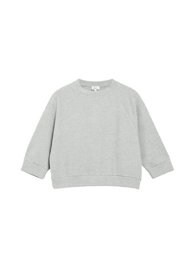 s.Oliver 3/4 Arm-Pullover Sweatshirt Weiches Sweatshirt mit 3/4-Ärmeln – Bild 2 von 5