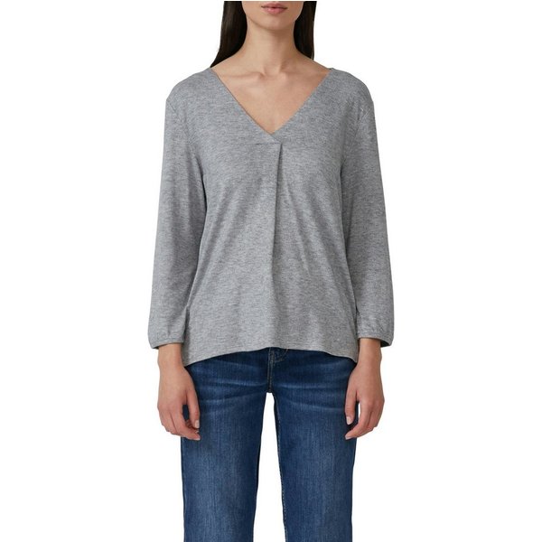 s.Oliver 3/4-Arm-Shirt mit V-Ausschnitt