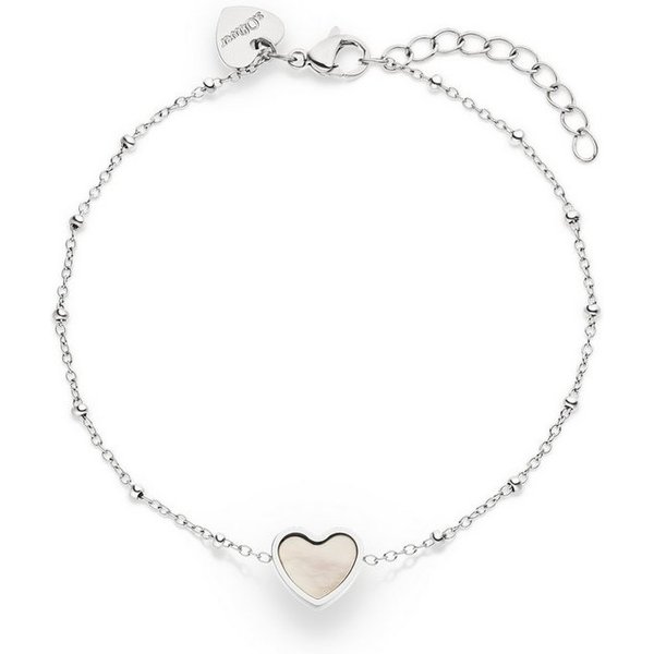s.Oliver Armband Pearl Heart, Herz, mit Perlmutt (synth)