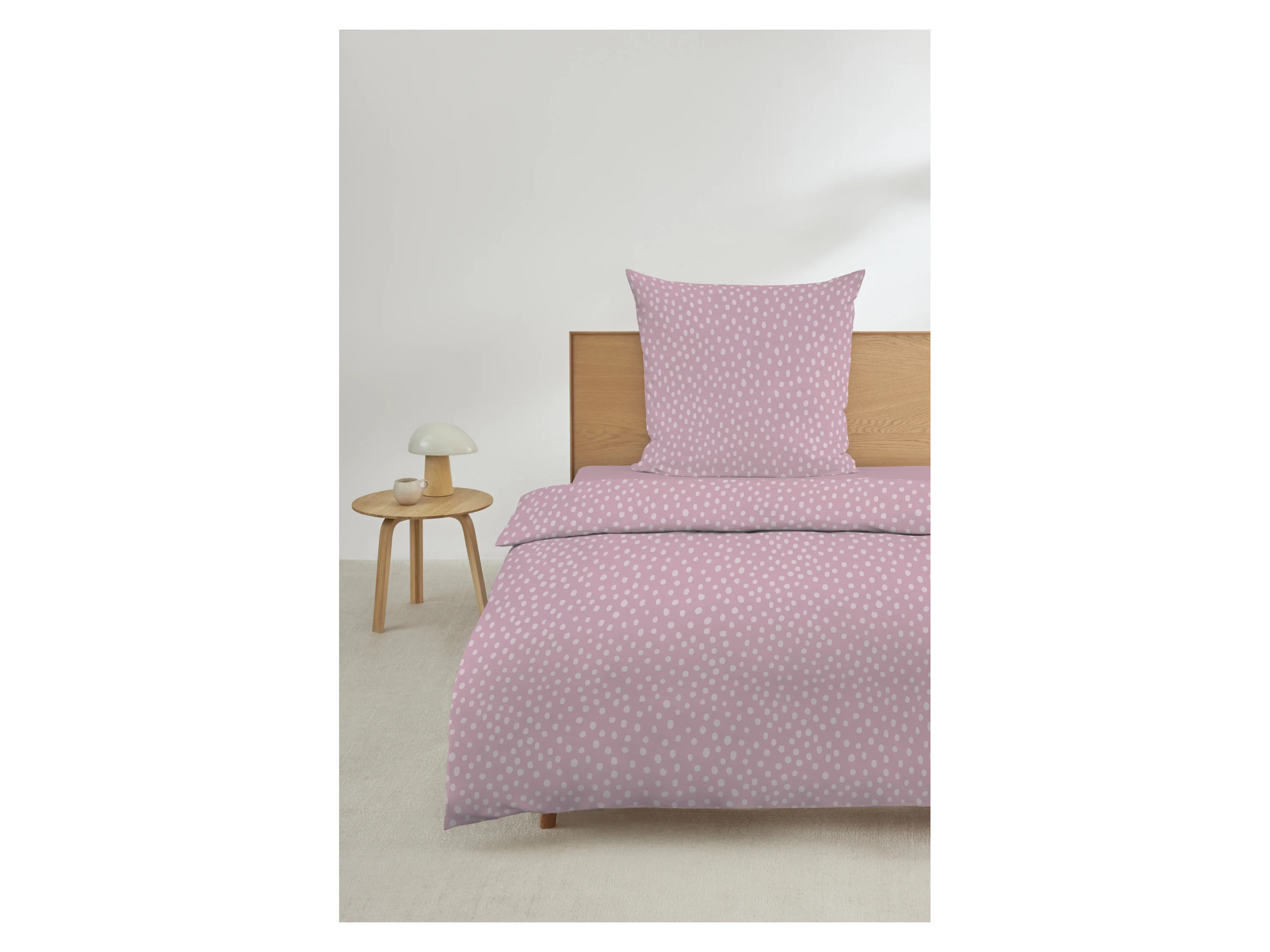 S.OLIVER Bettwäsche Mako Satin, 135 x 200 cm (Rosa) – Bild 2 von 2