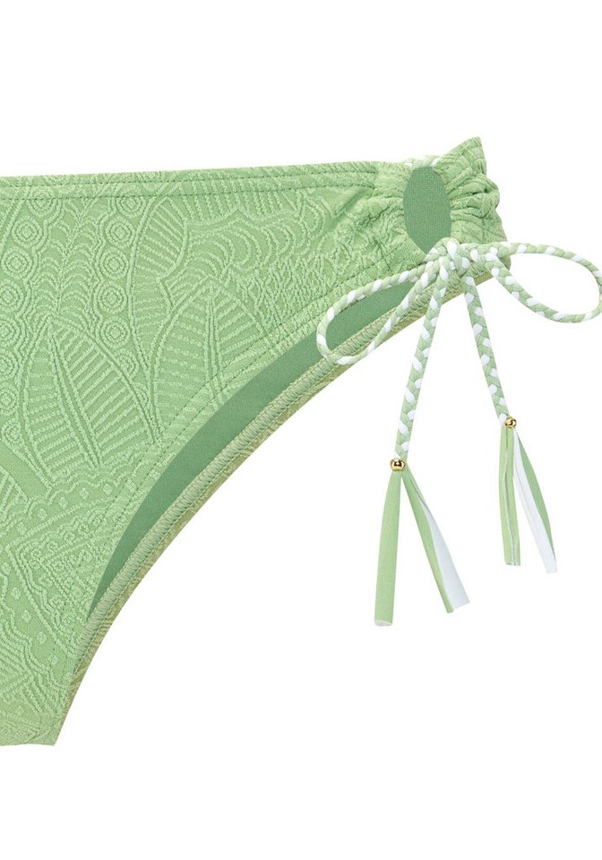 s.Oliver Bikini-Hose Ada in gemusterter Strukturware – Bild 3 von 4