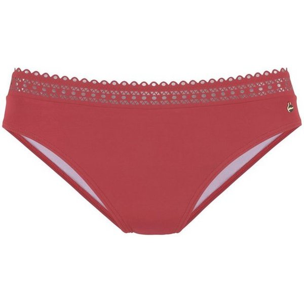 s.Oliver Bikini-Hose Aiko mit Häkeloptik