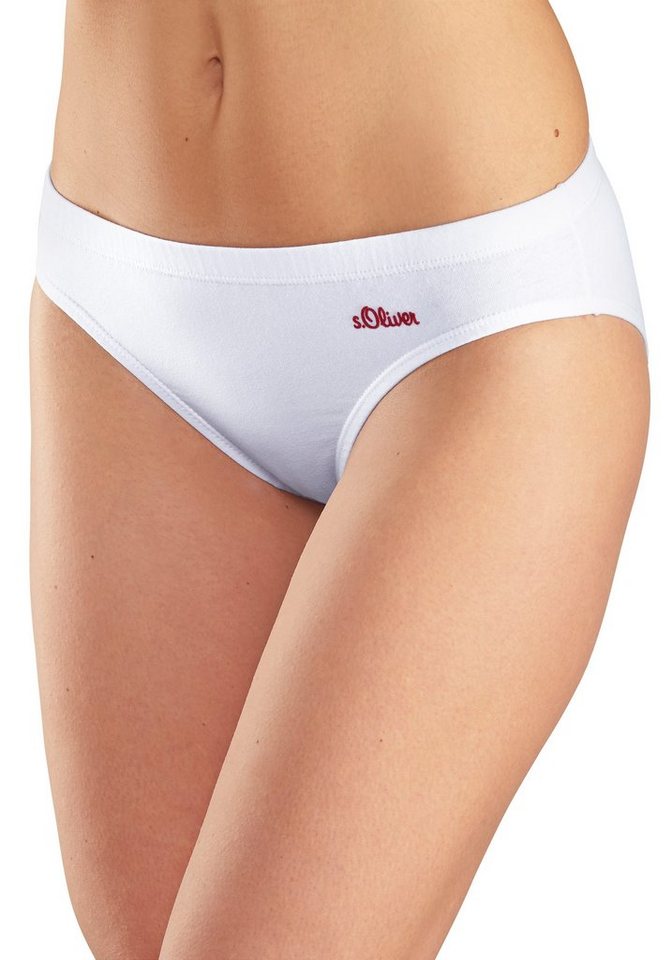 s.Oliver Bikinislip (3er-Pack) aus elastischer Baumwoll-Qualität – Bild 2 von 5