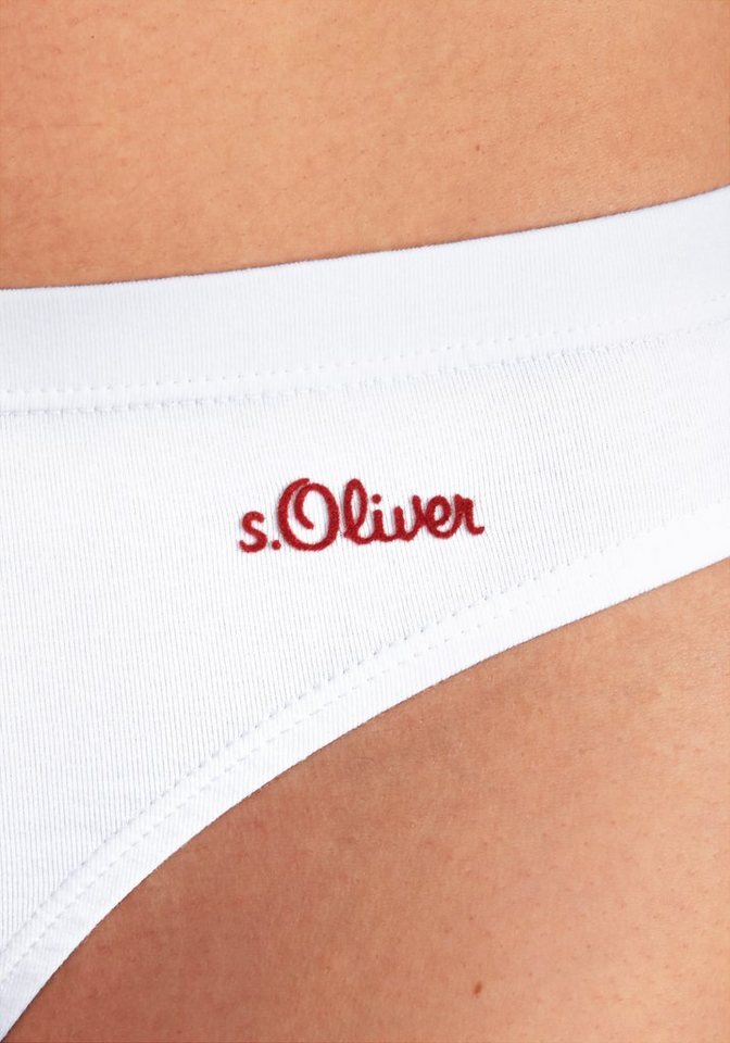 s.Oliver Bikinislip (3er-Pack) aus elastischer Baumwoll-Qualität – Bild 4 von 5