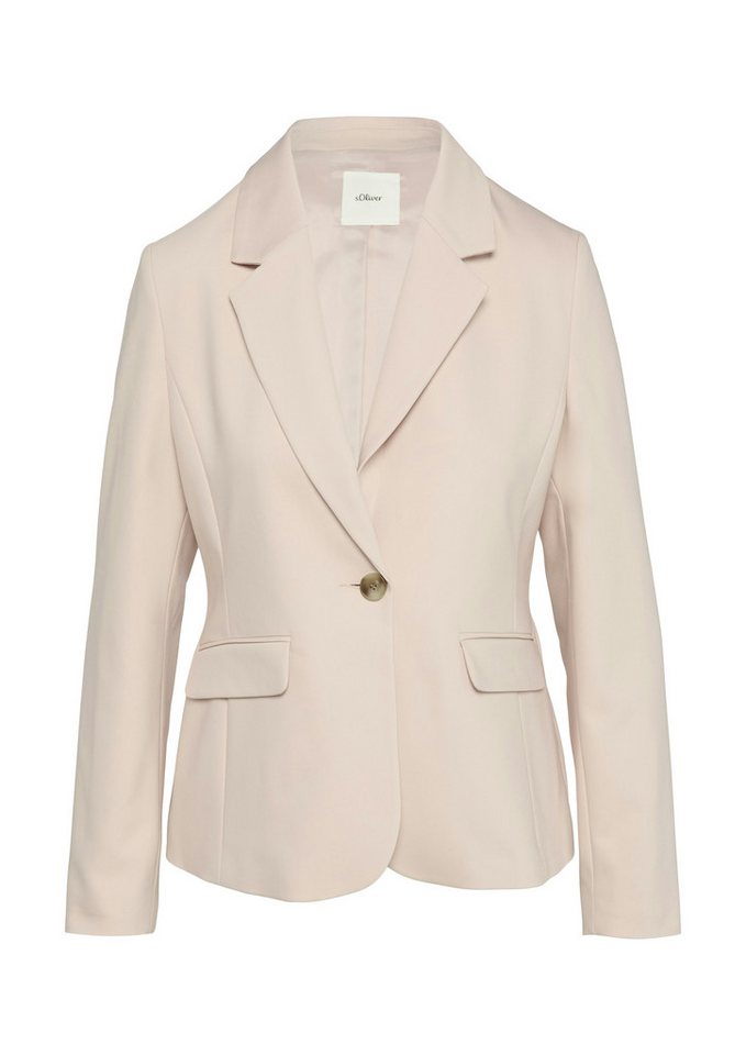 s.Oliver BLACK LABEL Jackenblazer mit Reverskragen – Bild 4 von 4