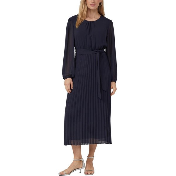 s.Oliver BLACK LABEL Meshkleid mit seitlichem Bindegürtel