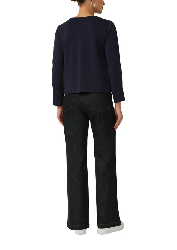 s.Oliver BLACK LABEL Sweatshirt U-Boot Ausschnitt – Bild 2 von 5