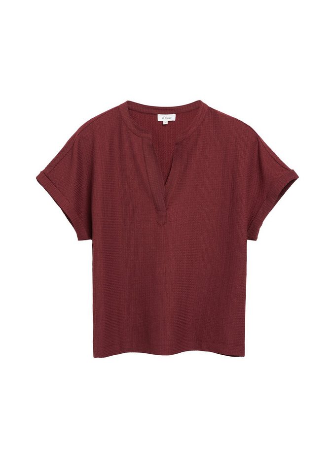 s.Oliver Blusenshirt Kurzarm Sommerbluse – Bild 3 von 5