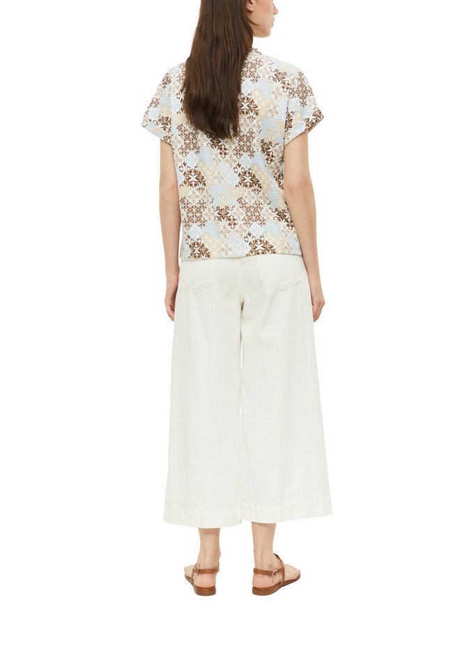 s.Oliver Blusenshirt Kurzarm Sommerbluse – Bild 2 von 5