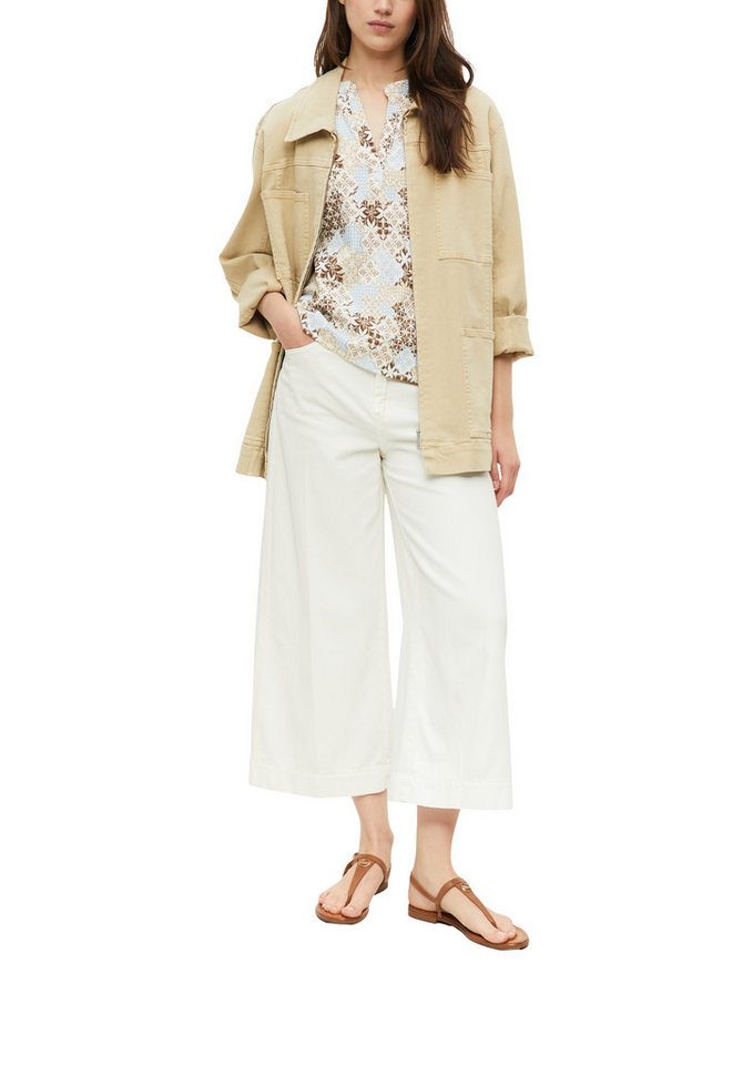 s.Oliver Blusenshirt Kurzarm Sommerbluse – Bild 5 von 5