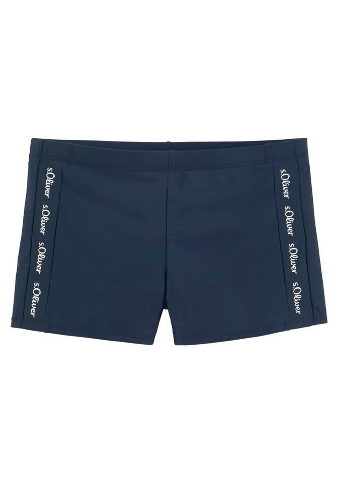 s.Oliver Boxer-Badehose mit Markenschriftzügen – Bild 2 von 5
