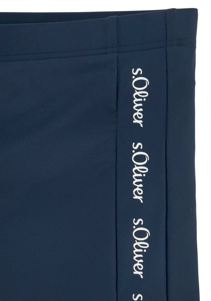 s.Oliver Boxer-Badehose mit Markenschriftzügen – Bild 4 von 5