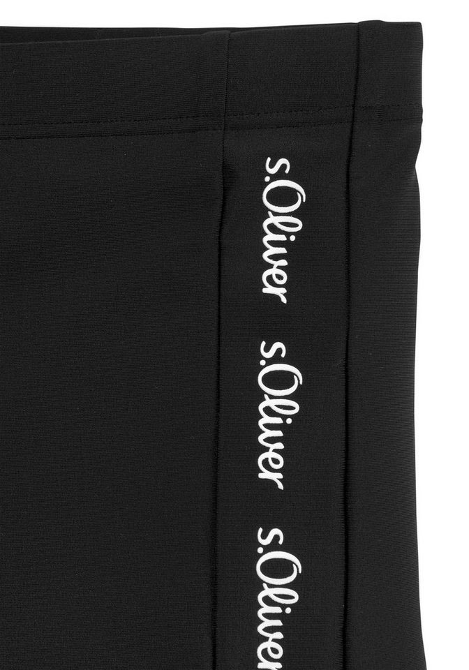 s.Oliver Boxer-Badehose mit Markenschriftzügen – Bild 3 von 4