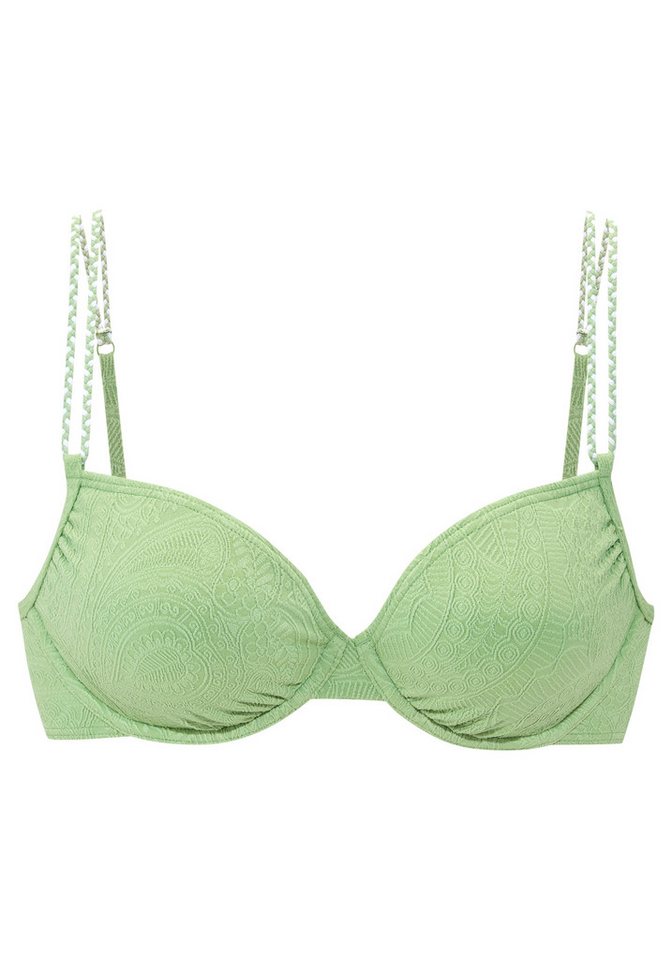 s.Oliver Bügel-Bikini-Top Ada, mit gemusterter Strukturware – Bild 2 von 4