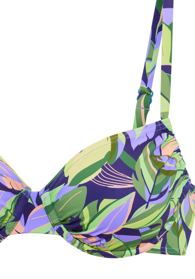 s.Oliver Bügel-Bikini-Top Avin, mit modernem Allover-Print – Bild 3 von 4