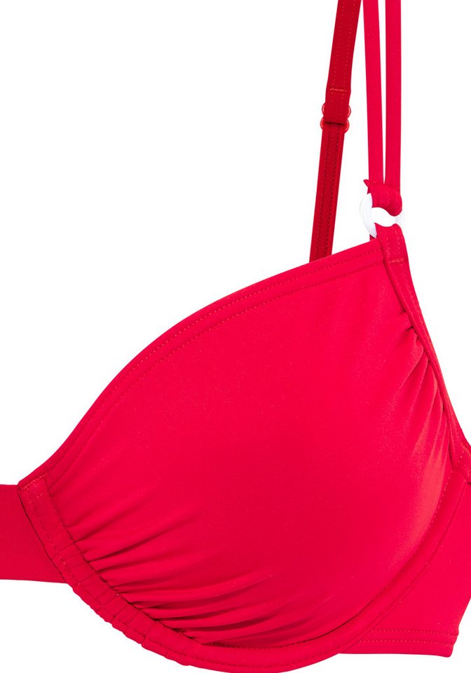 s.Oliver Bügel-Bikini-Top Beverly, mit kontrastfarbigen Zierringen – Bild 3 von 4