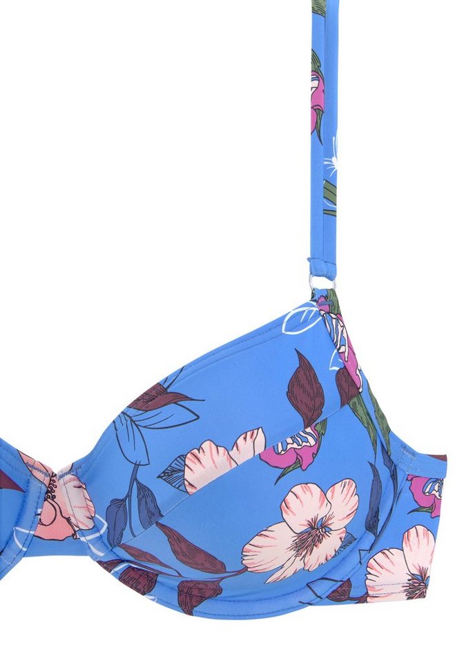 s.Oliver Bügel-Bikini-Top Maya, mit Doppelträgern und floralem Design – Bild 3 von 5