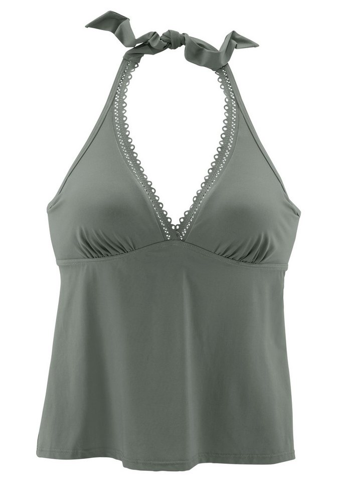 s.Oliver Bügel-Tankini-Top Aiko, mit Häkeloptik – Bild 2 von 4