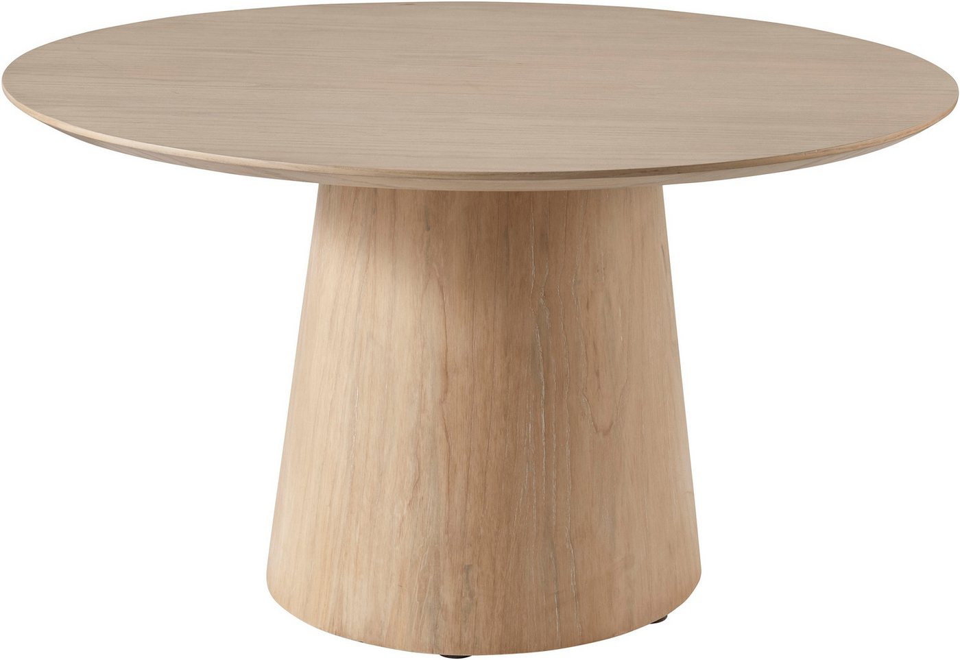 s.Oliver Couchtisch Hemmon (1-St), mit massivem Eschenfuß, edler Echtholzplatte, Durchmesser 80 cm – Bild 2 von 5