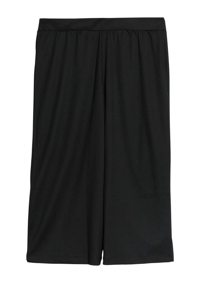 s.Oliver Culotte Hose Strukturierte Culotte mit Elastikbund – Bild 2 von 5