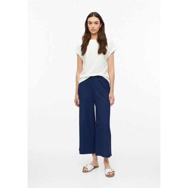 s.Oliver Culotte Hose Strukturierte Culotte mit Elastikbund