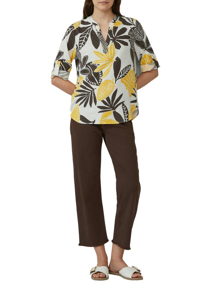 s.Oliver Druckbluse mit floralem Muster – Bild 3 von 4