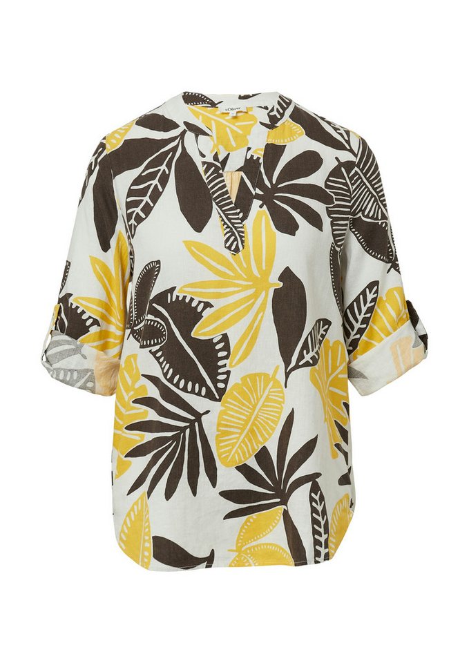 s.Oliver Druckbluse mit floralem Muster – Bild 4 von 4