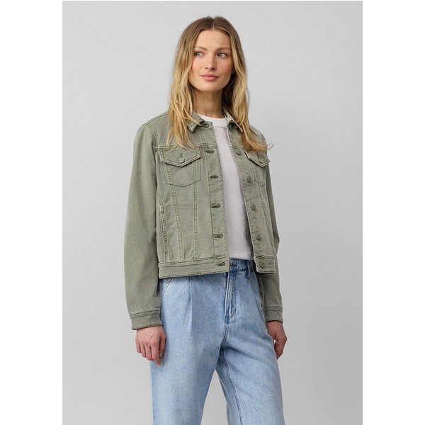 s.Oliver Funktionsjacke Indoor-Jacke Elastische Jeansjacke mit seitlichen Eingrifftaschen