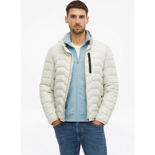s.Oliver Funktionsjacke Outdoor-Jacke Leichte Steppjacke mit Kontrast-Details und Stehkragen
