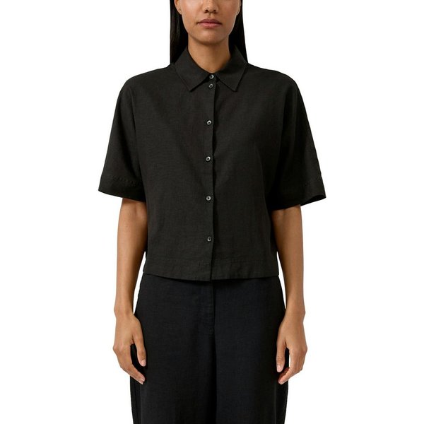 s.Oliver Hemdbluse kurz, mit Knopfleiste