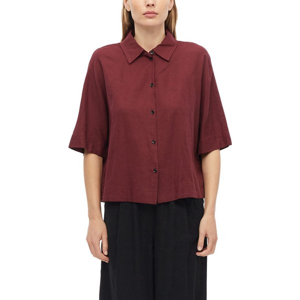 s.Oliver Hemdbluse kurz, mit Knopfleiste