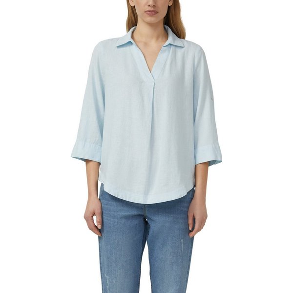 s.Oliver Hemdbluse mit 3/4-Ärmeln