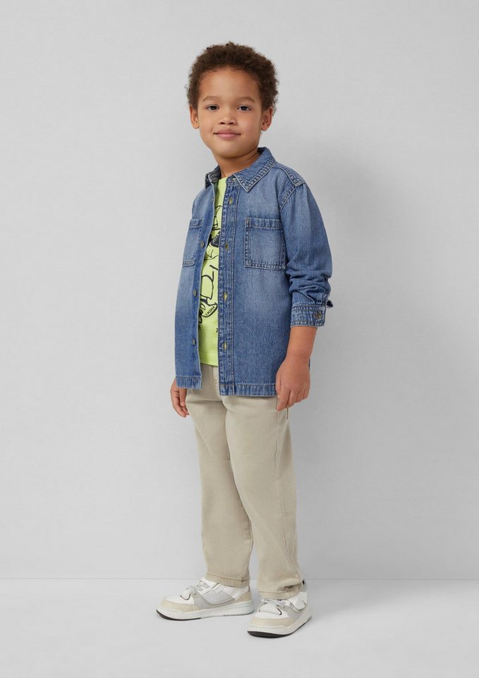 s.Oliver Hemdjacke Hemd Denim-Hemd – Bild 3 von 5